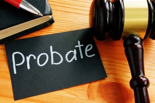 words probate spelled out in marker